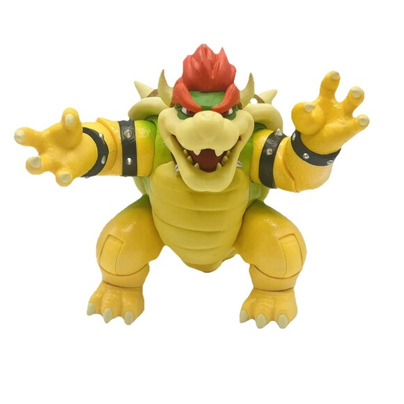 Super Mario Bros Movie Bowser Fire Breathing Figure 7" Jakks Nintendo *READ - Picture 1 of 12